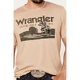 thumbnail image 3 of Wrangler Men's Boot Barn Desert Logo Short Sleeve Graphic T-Shirt Sand X-Large  US, 3 of 4