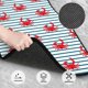 thumbnail image 3 of Balery Cute Red Crabs With Nautical Juego de 4 Alfombrillas para Auto, Revestimientos de Caucho Resistente, Diseño Antideslizante, 3 of 7