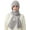 Gray, variant on Integrated Ear Protection Windproof Cap Scarf Women Fleece Balaclava One-Piece Hat Hood Scarf Beanie Warm Knitted Ski Scarf Hat Gray