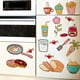 thumbnail image 1 of Calcomanía de Pared para Refrigerador de Cocina, Pegatinas Decorativas, Papel de Pared Autoadhesivo con Vinilo Impermeable, 30 x 40 cm para Decoración de Hogar, Café, Restaurante, 1 of 9