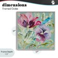 thumbnail image 4 of Stupell Industries French Country Lyrical Garden Strokes Gray Framed Giclee Art, 17 x 17, by Lanie Loreth, 4 of 8