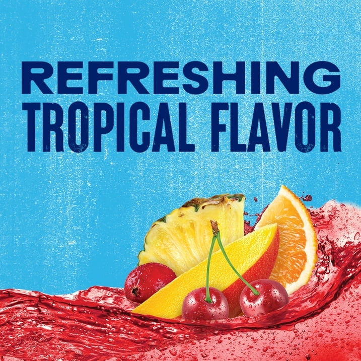 Ocean Spray® Zero Sugar Tropical Punch, 64 Fl Oz Bottle ( 3 Pack )
