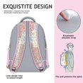 thumbnail image 3 of Pioneer Flower Backpack for School,Cute School Bag,Schoolbag with Adjustable Shoulder Straps & Padded Back,15.3"x11"x6.7", 3 of 4