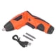 thumbnail image 2 of Destornillador Recargable Eléctrico Mini Plegable USB Batería De Litio Punta De Carga Naranja 4.2V, 2 of 5