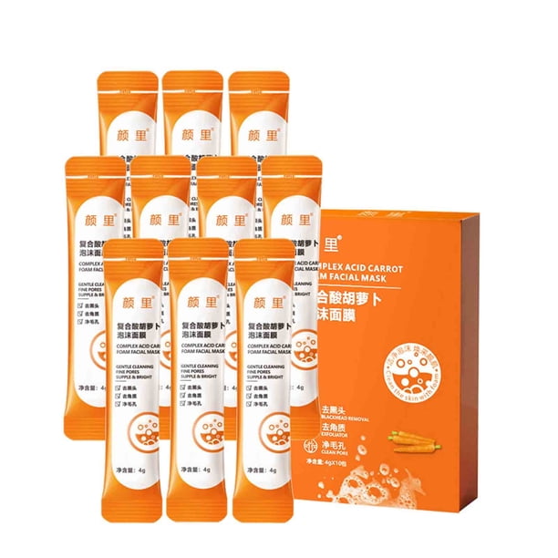 Mascarilla de espuma limpiadora que reduce los poros, hidratante y con película de gel, 40 ml.