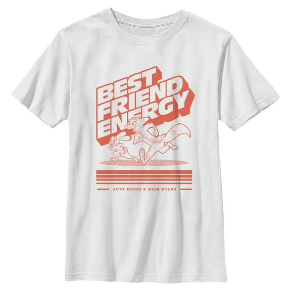 Boys Zootopia 2 Judy Hopps and Nick Wilde Best Friend Energy T Shirt