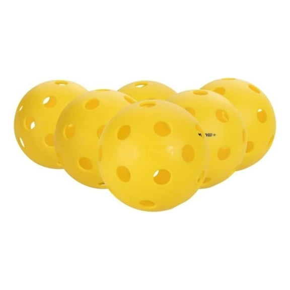 Onix Indoor Pickleball | The Offer Superior Balance and a consistent Feel. 6 Pack – Yellow