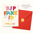 thumbnail image 5 of CCOCC 21St Birthday Cards Gifts for Him Her,Perfect 21 Year Old Birthday Decorations for Son Daughter,Rip Fake Id Card for Best Friend, 5 of 7