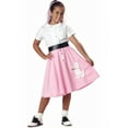 thumbnail image 2 of (Très Petit 4-6, Rose) - Jupe Caniche Rose Costume d'Halloween - Taille Enfant Très Petit 4-6, 2 of 3