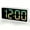 Full Color, variant on Craf Small LED Digital Alarm Clock with RGB Backlight, 10 Colors, Dimmable, Snooze, Silent Mode, Plug-in Bedside Clock with Volume Control, Compact for Nightstand, Desk, Shelf