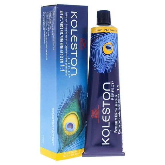 Koleston Perfect Permanent Creme Haircolor - 10 38 Lightest Blonde-Gold Pearl by Wella for Unisex - 2 oz Hair Color