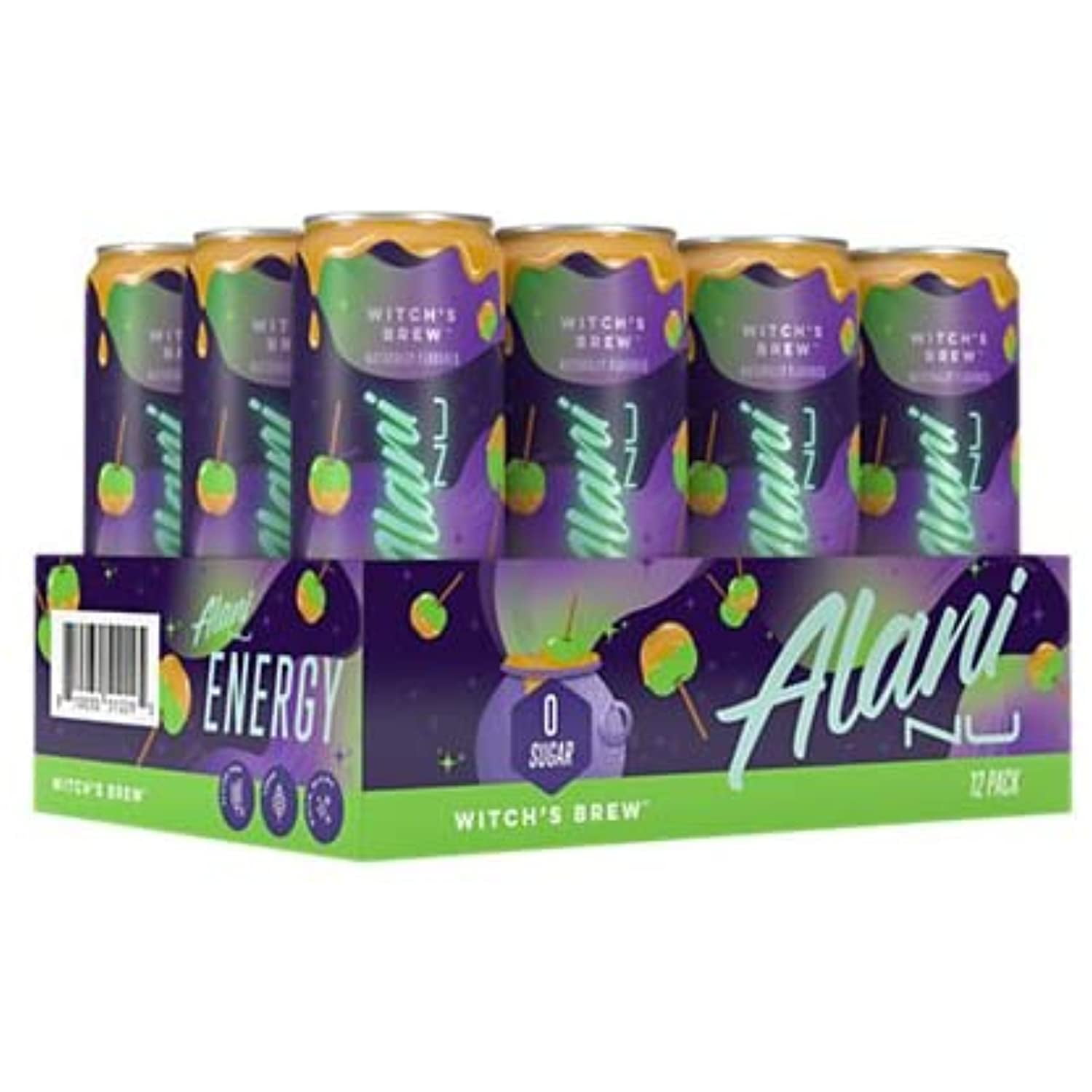 Alani Nu SugarFree Energy Drink, PreWorkout Performance, Witchs Brew