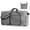Gray, variant on Travel Duffel Bag,Grey Foldable Gym Bag Large Capacity Yoga Bags Waterproof Sports Tote Bag, for Travel, Sports, Gym