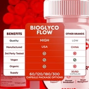 BioGlyco Flow Advanced Formula Blood Support for Health and Wellness Bio Glyco Flow 60 Capsules