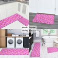 thumbnail image 5 of Pink Halloween Pattern Kitchen Rugs Sets Of 2,Anti Fatigue Kitchen Mat Rugs Non Slip Washable,Decorative Kitchen Floor Mats for Kitchen,Sink,Laundry,17"x30"+17"x47", 5 of 7