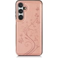 thumbnail image 7 of Phone Case for Samsung Galaxy A15 5G/4G with Tempered Glass Screen Protector Card Holder Wallet Cover Stand Flip Leather Cell Accessories Glaxay A 15 15A SM A156B A155F Cases Women Rose Gold, 7 of 7
