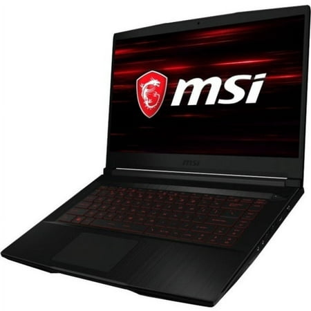 MSI 15.6" Full HD Gaming Laptop, Intel Core i7 i7-9750H, NVIDIA GeForce GTX 1650 Max-Q 4 GB, 512GB SSD, Windows 10 Home, GF63 THIN 9SC-649