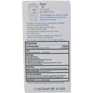 Dove Clinical Protection Antiperspirant, Original Clean 1.7 oz (Pack of 4)