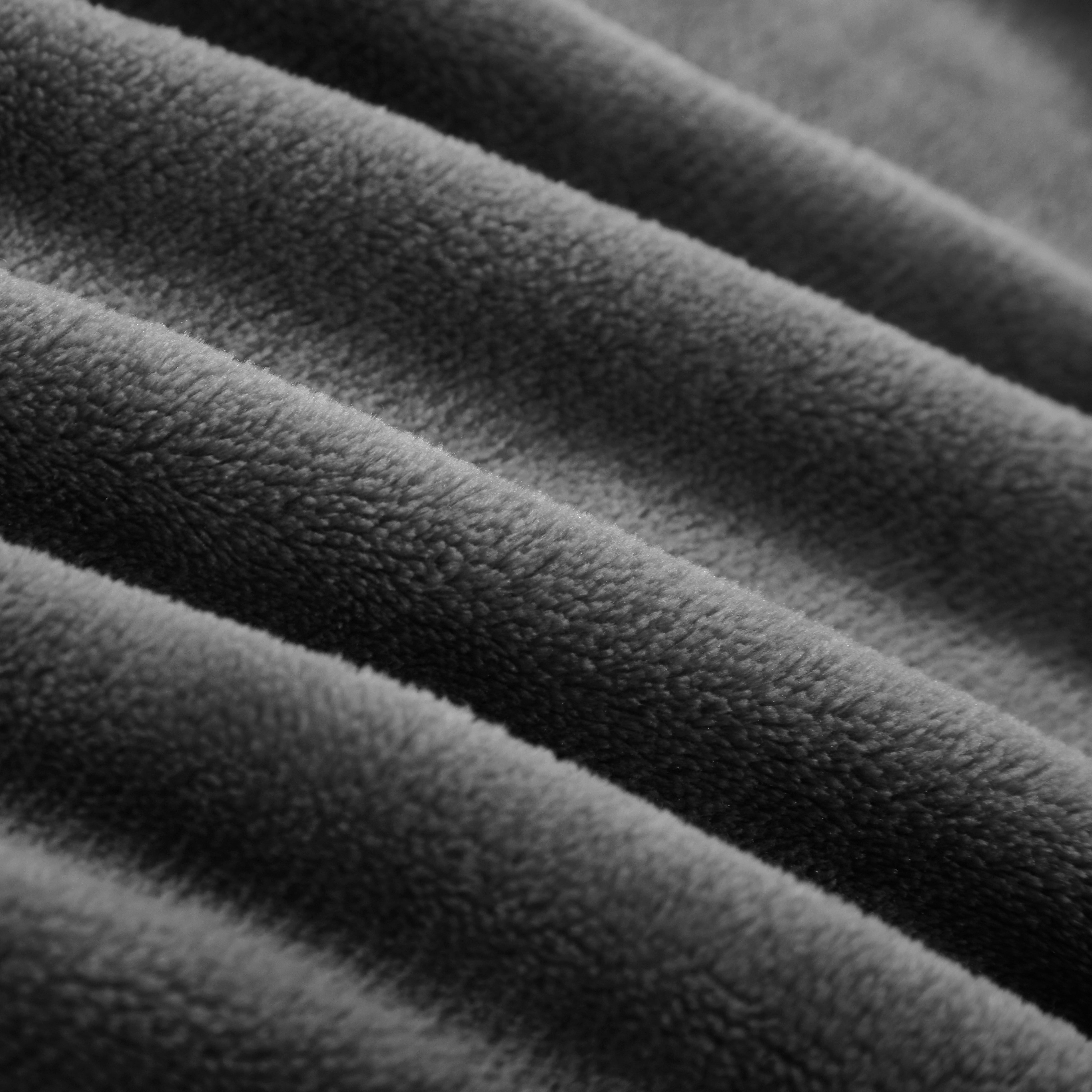 Well Being Soft Plush Electric Heated Throw, 50" x 60" size, Gray