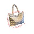 thumbnail image 5 of Clearance! Cute Lunch Box for Women Quilted Lunch Tote Bag Insulated Puffer Lunch Bag for Office Work on Clearance White, 5 of 5