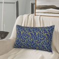 thumbnail image 5 of Pofeuu Uncaria Flower Print Polyester Microfiber Plush Pillowcases, Super Soft and Cozy Pillow Case Covers with Envelop Closure（Pillow core not included）-14"x20", 5 of 6