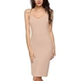 thumbnail image 1 of Combinaisons Complètes pour Femmes Mélange de Coton Robe Droite Col en V Vêtements de Nuit, 1 of 6