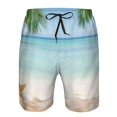 thumbnail image 3 of Fotbe Starfish in Beach Trajes de Baño Estampados para Hombre, Shorts de Verano de Secado Rápido, Ropa de Playa, Bañadores-X-Large, 3 of 6