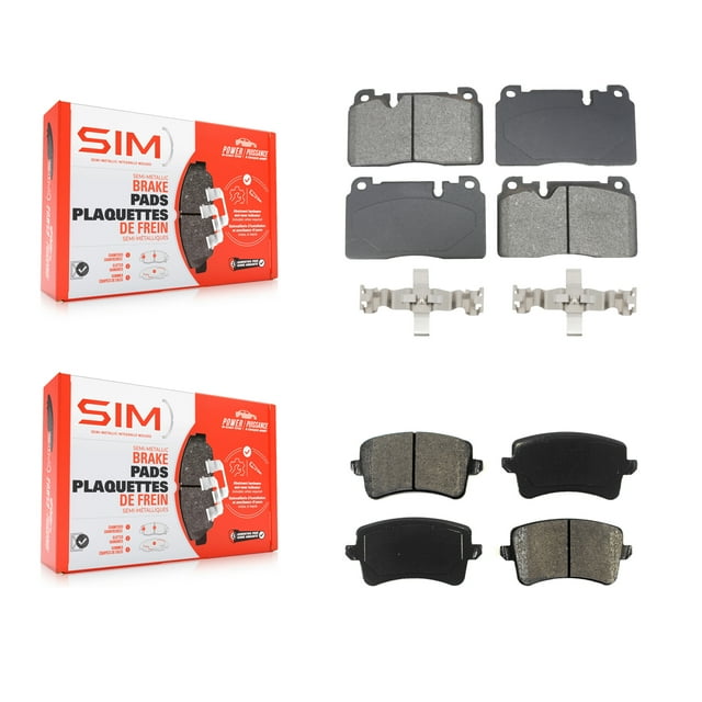 SIM Front Rear Semi-Metallic Brake Pads Kit for Car Audi Q5 KSM-100589