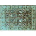 thumbnail image 1 of Ahgly Company Indoor Rectangle Oriental Light Blue Traditional Area Rugs, 4' x 6', 1 of 4