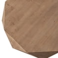 thumbnail image 5 of 38"Three-dimensional Embossed Pattern Coffee Table, Octagon Coffee table, American Retro Style Coffee Table for Office, Dining Room and Living Room, Nature, 5 of 7