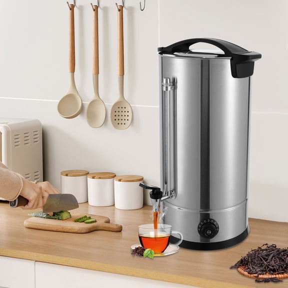 Commercial Coffee Urn, Large Coffee Dispenser, Electric Coffee Maker Urn