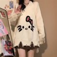 thumbnail image 2 of Sanrios Hello Kitty Nouveau Pull Tricoté Automne et Hiver Style Mignon Dessin Animé Long Pull Polyvalent, 2 of 5