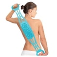 thumbnail image 2 of lionlar Exfoliating Back Scrubbers Massager for Shower,Long Handled Shower Back Scrubber, 2 of 7