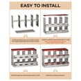 thumbnail image 6 of Metal Chicken Nesting Box for Laying Eggs, Rustproof Wall-mountable Roll Away Chicken Laying Boxes for Hens, Waterproof, Ventilated with Perch, 8 Compartments, 6 of 6