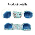 thumbnail image 6 of Soft Breathable Rodents Tunnel Hideouts For Gerbils Hamsters Cage Shelter Cave, 6 of 9