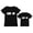 Mom Black / Child Black, variant on Mom & Her Girl / Boy Copy Paste Matching Set Mother & Daughter / Son T-Shirts Mom Black Medium / Child Black 3T