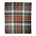 thumbnail image 1 of HATIART Flannel Throw Blanket Gray Plaid Pattern Printing Tartan Pattern Red Vichy Celtic Geometric Abstract 58x80 Inch Lightweight Cozy Plush Fluffy Warm Fuzzy Soft, 1 of 4