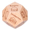 thumbnail image 3 of Mordaza Divertida para Juegos de Parejas FLhrweasw Dados de Comida de Madera 2 uds, 3 of 9