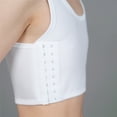 thumbnail image 3 of YUBNLVAE Chest Binder Tank Top Breathable Comfortable and Soft Slim Fit Trans Vest Tops Tomboy Lesbian,White,4XL, 3 of 6
