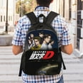 thumbnail image 5 of Initial D Backpack, Travel Laptop Backpack, Casual Daypack for College, Unisex Computer Bag Fits 15 Inch Notebook, 5 of 8