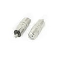 thumbnail image 2 of Unique Bargains 10 Pcs F-Type Female to RCA Male RF Plug Adapter Connector Coax Jack Silver Tone, 2 of 2
