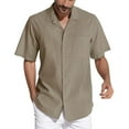 thumbnail image 1 of Men's Summer Casual Loose Beach Short Sleeved Shirt Shirt, 1 of 6