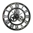 thumbnail image 2 of Deeceymbur Vintage Steampunk Industrial Decor Gear Clock European Retro Clock, 2 of 6