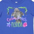 thumbnail image 4 of Inktastic Cocoa Beach Florida Cute Swimming Manatee Boys or Girls Baby T-Shirt, 4 of 5