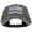 Black, variant on Thin Blue Line Silver USA Flag Embroidered Washed Cap - Black OSFM