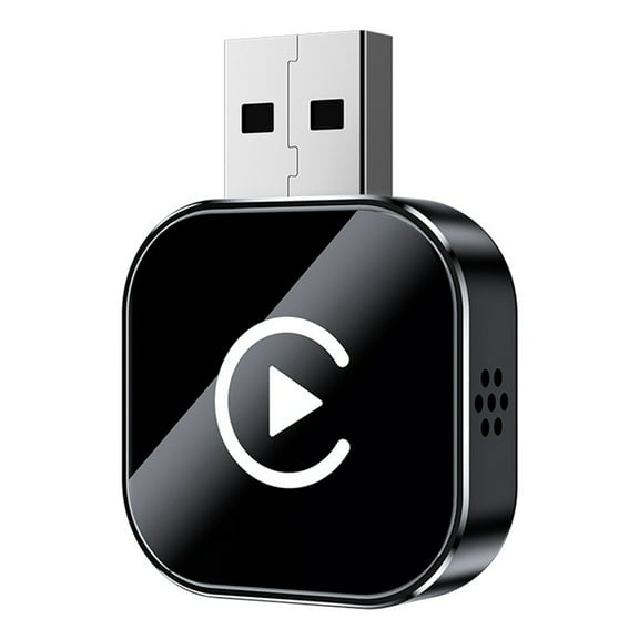 2in1 AI Box Wireless Carplay Android Auto Plug and Play USB CarDongle BluetoothWiFi for Wired CarPlay/Andriod Auto Car A,1 * Wireless Carplay,Black