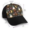 thumbnail image 2 of Yiaed Gnome Insect Frog Print Baseball Cap Dad Hat Polo Style Plain Blank Adjustable Size, 2 of 5