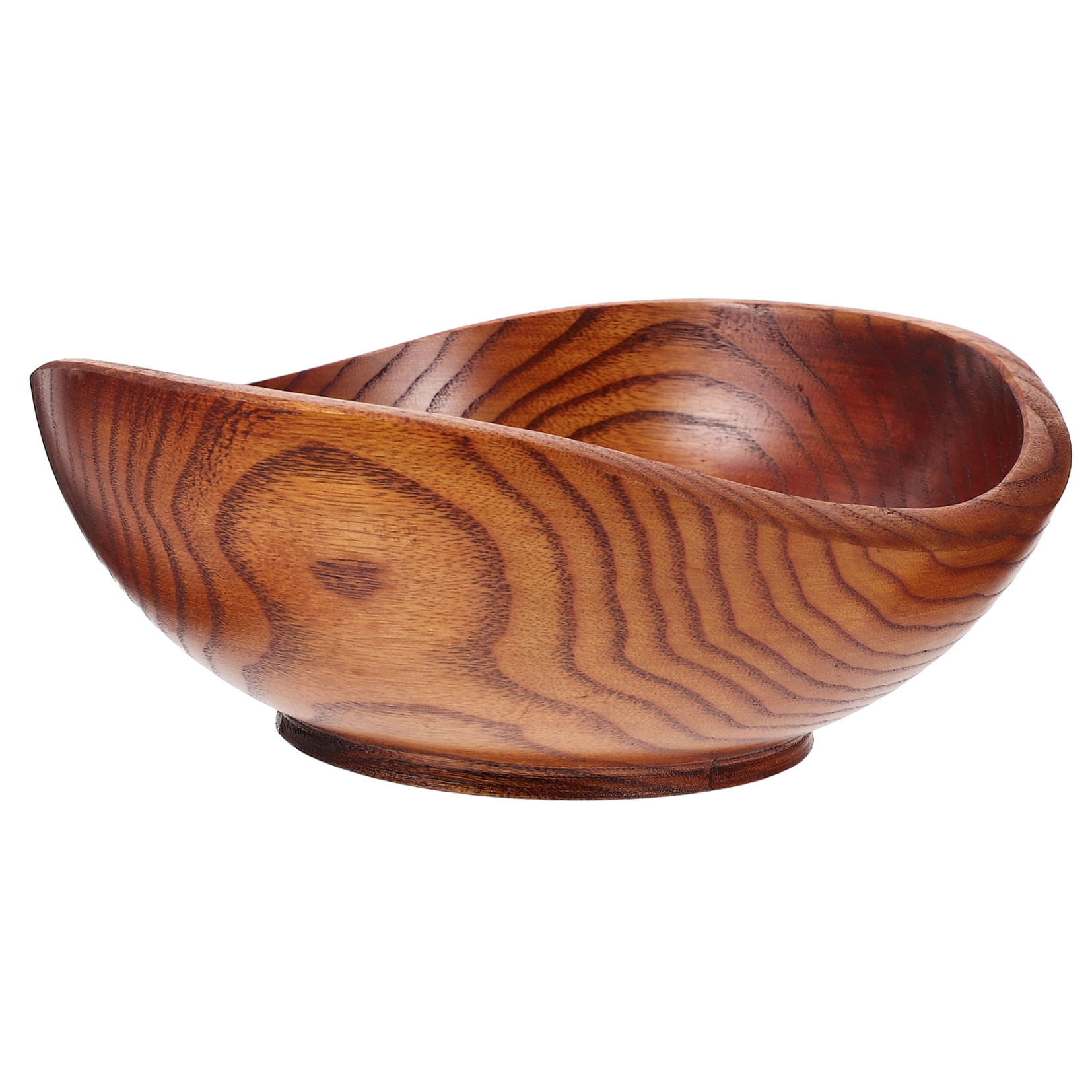 PBPBOX Wooden Fruit Bowl Brown Sturdy Anti-Scald Design for Storage Use