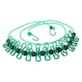 thumbnail image 3 of 2x Línea de Ropa de Lavandería Elástica Retráctil, Línea de Cable de Ropa de Lavandería, Línea de Ropa con 12 Clips de Alambre para Habitación de 2 piezas, 3 of 8