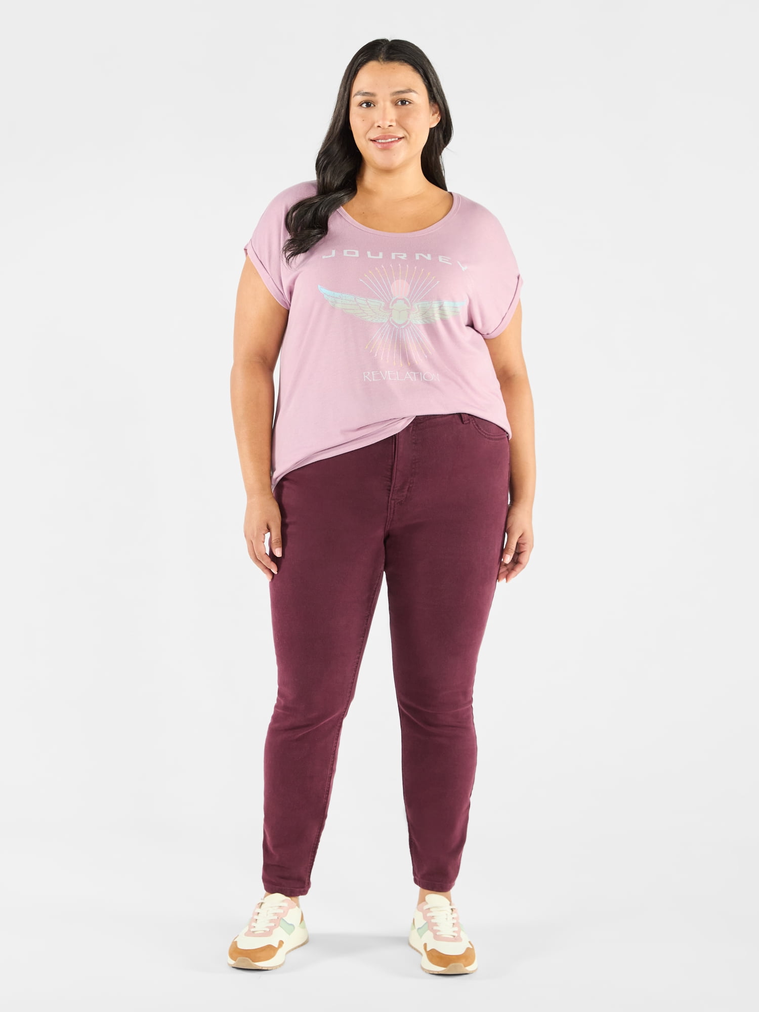 Terra & Sky Women's Plus Graphic T-Shirt, Revelation, Sizes 0X-4X